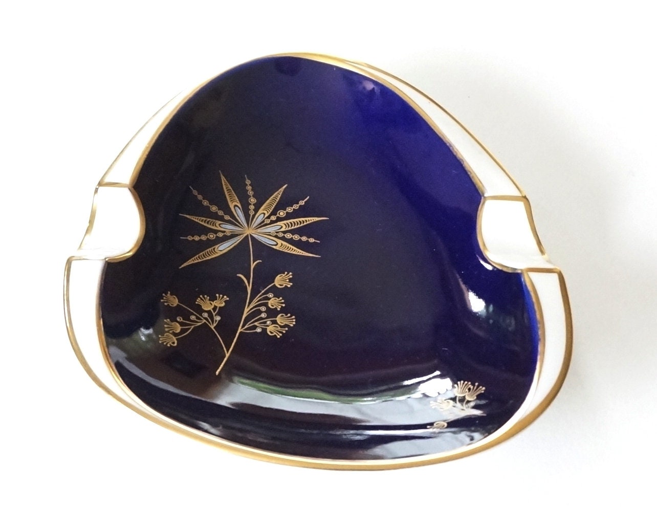 Aschenbecher Provence Sturmaschenbecher Keramik Blau 13,5cm