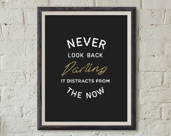 Never Look Back Etsy