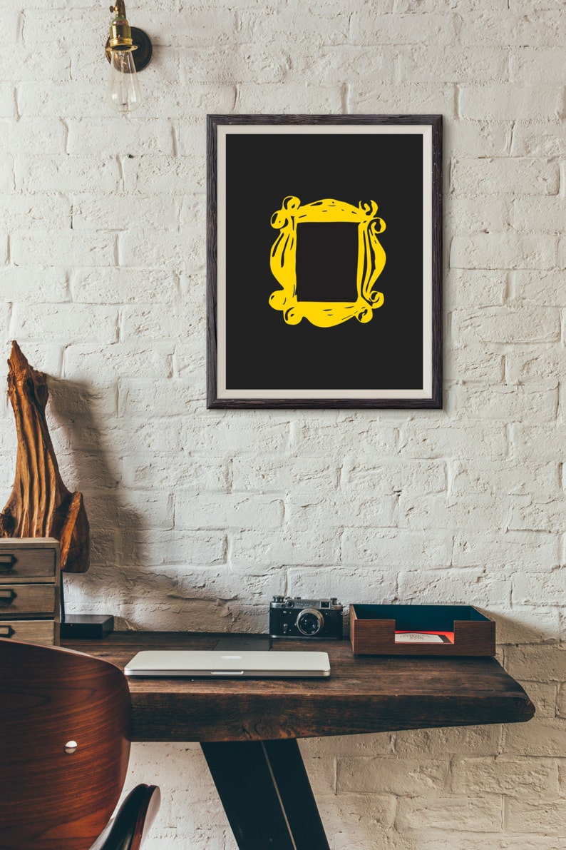 FRIENDS TV Yellow Door Frame Wall Decor Art Fan Poster Etsy