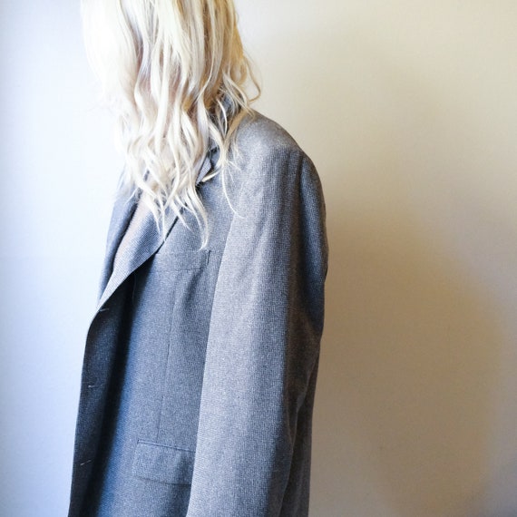 Gray Oversized Blazer