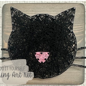 DIY 5x5&quot; Cat String Art Kit