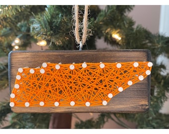 MADE TO ORDER Tennessee String Art Ornament