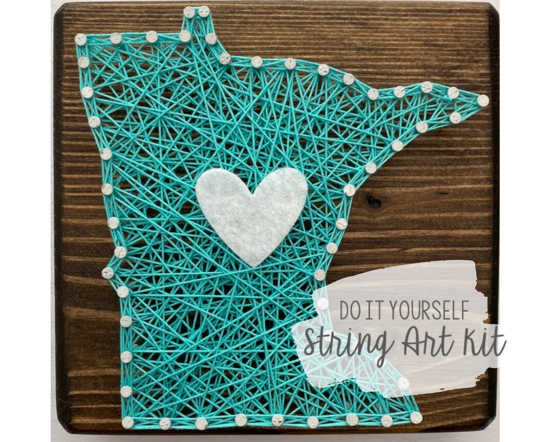 DIY Minnesota String Art Kit - Etsy