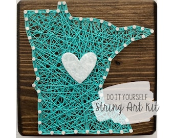 DIY Minnesota String Art Kit