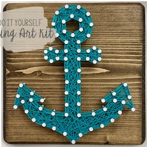 DIY 5x5&quot; Anchor String Art Kit