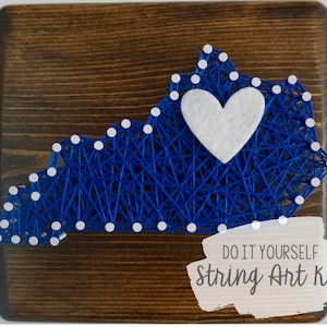 DIY 5x5&quot; Hometown Kentucky String Art Kit