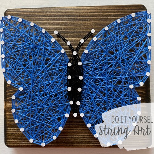 DIY Rainbow Bunnies String Art Kit Etsy