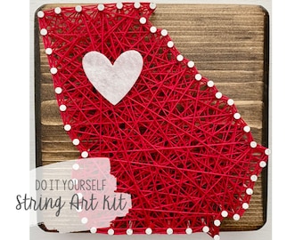 DIY Georgia String Art Kit