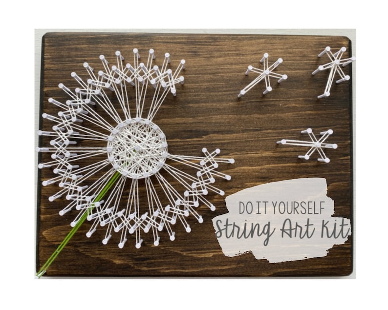 DIY Dandelion String Art Kit image 1