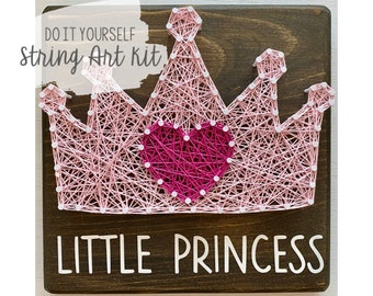 DIY Little Princess String Art Kit
