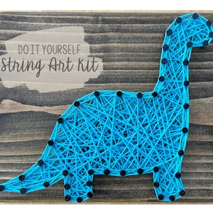 DIY Dinosaur String Art Kit