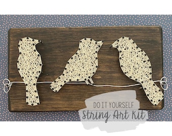 DIY Birds on a Wire String Art Kit