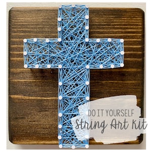 DIY Cross String Art Kit