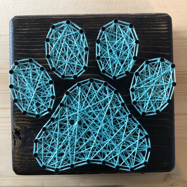 Paw Print String Art MADE TO ORDER | Etsy