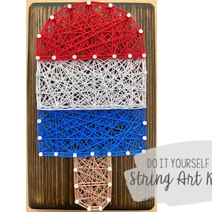 DIY Popsicle String Art Kit