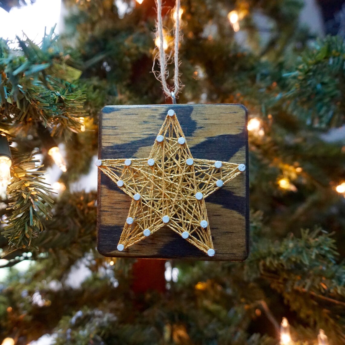 Star String Art Ornament - Etsy