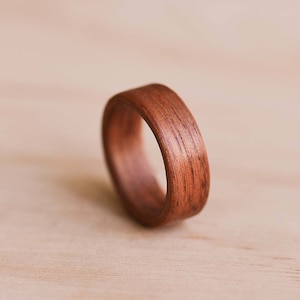 Cherry Bentwood Ring - Wooden Ring