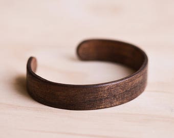 QLD Walnut Bentwood Cuff/Bracelet - Wooden Cuff