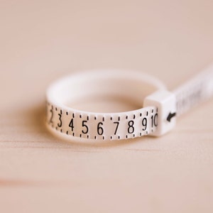 Ring Measuring Tape Template Practical Ring Sizer Metal Measuring