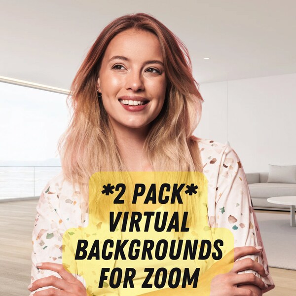 Neutral Office Zoom Background Etsy