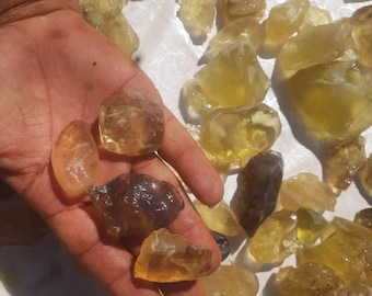 1-9 gram(4-45 carat) Libyan Desert Glass Gem Meteorite Impact Tektite Cintamani Healing stone -Translucent 100% Natural  Complete