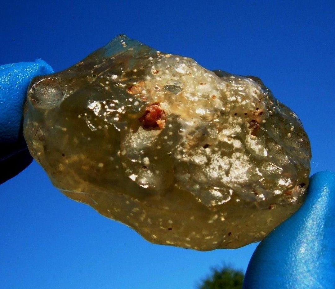 375 Crt Libyan Desert Glass Cristapolite Inclusion Meteorite Impact ...