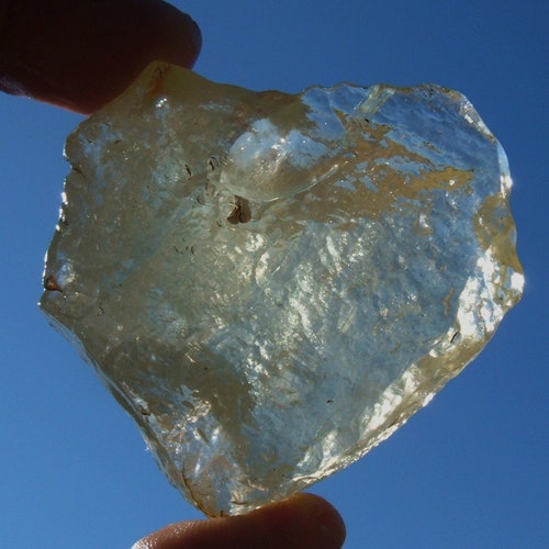 270 Carat (yellow Crystal ) Libyan Desert shops Glass gold Meteorite Impact Tektite |Egypt Sahara -Translucent 100% Natural and Complete