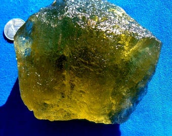 2690 Crt Libyan Desert Glass (Big  Gem )  gold Meteorite Impact Tektite |Egypt Sahara -Natural and Complete