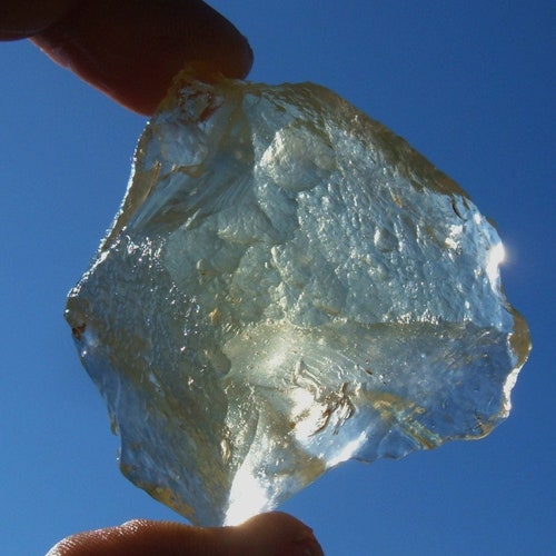 270 Carat (yellow Crystal ) Libyan Desert shops Glass gold Meteorite Impact Tektite |Egypt Sahara -Translucent 100% Natural and Complete