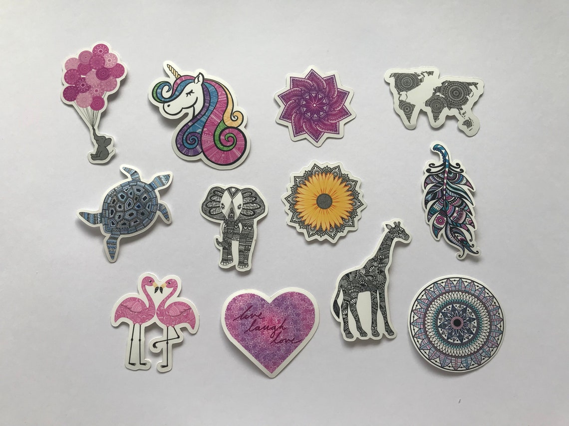 Mandala Sticker Etsy