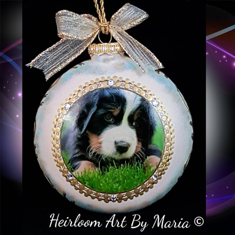RESERVED for Linda Cushman Personalized Pet Ornament