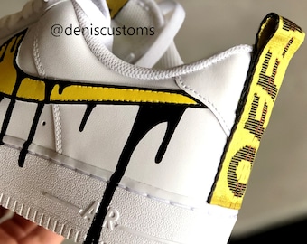Custom Air Force 1 Off White Etsy