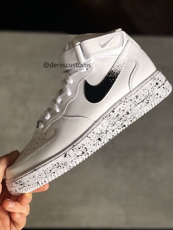 Nike Air Force 1 Mid White with Oreo 