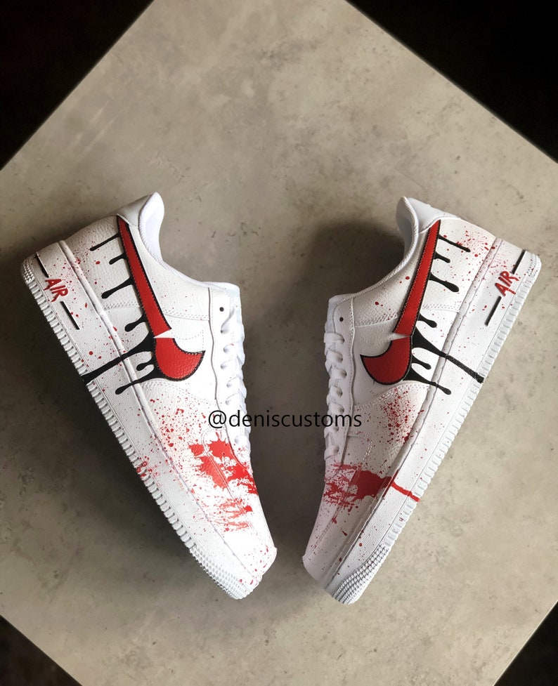 air force 1 drip swoosh