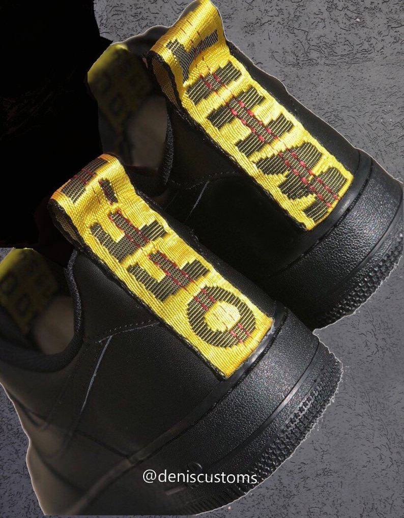 Off White Nike Air Force 1 Low Black White Off White Nike Air Force 1 Low Black White