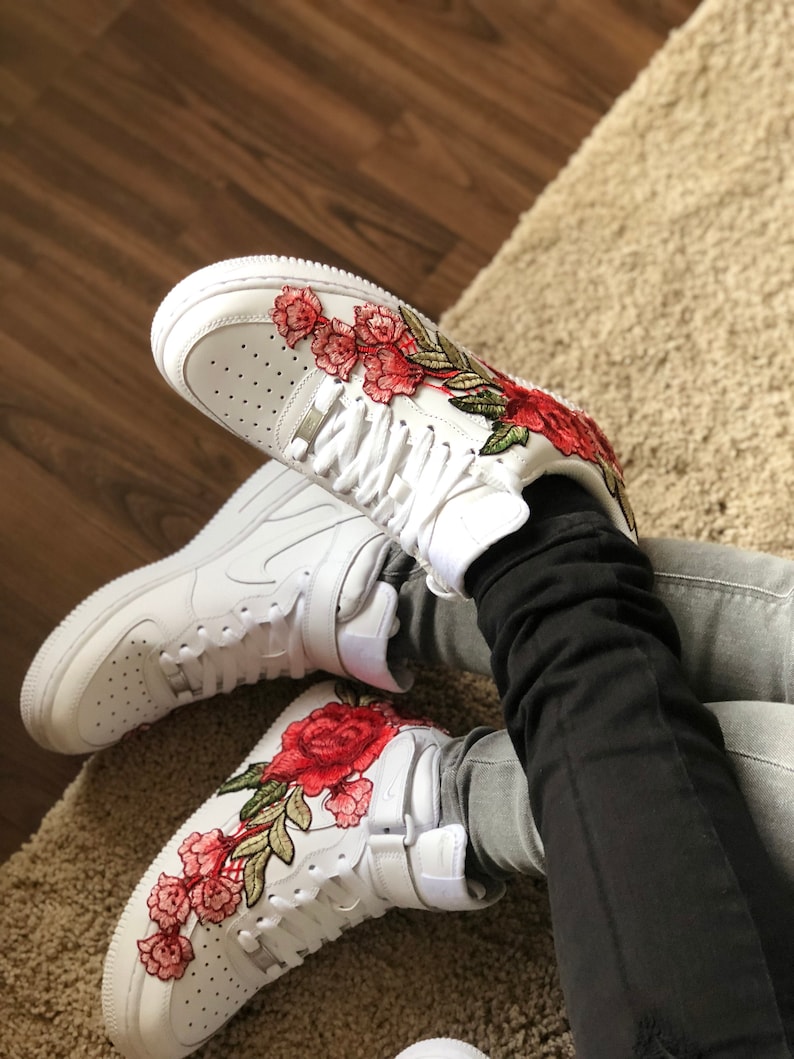 Nike Air Force 1 Low with Rose Floral 