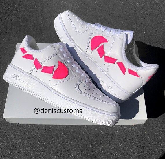 nike af1 pink swoosh
