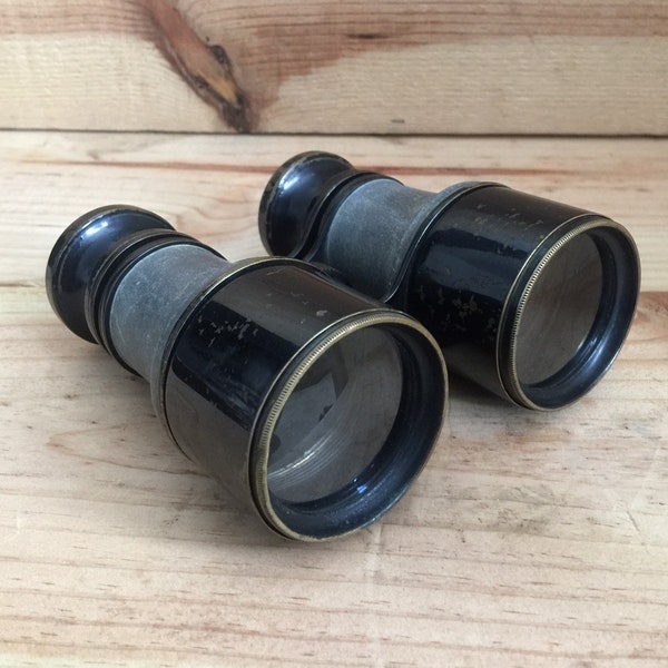 Antique Mini Binoculars - Vintage Steampunk Accessory. Opera Glasses / Sports Binoculars.