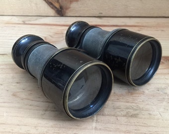 Antique Mini Binoculars - Vintage Steampunk Accessory. Opera Glasses / Sports Binoculars.