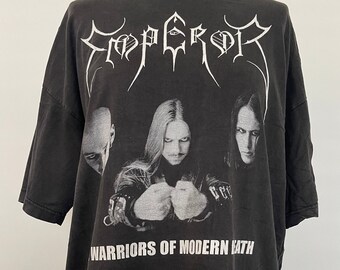 Vintage Emperor T-shirt. 1990s the Warriors of Modern Death