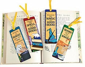 Pack of 12 - Wizard Bookmarks - Bring a Touch of Magic to Your Reading Journey