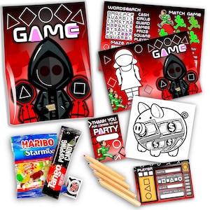 Symbol Game Themed Party Bags – Fun Activities & Treats for Kids