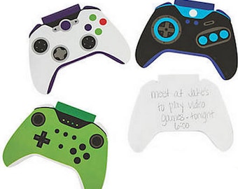 Pack of 12 - Gamer Controller Shaped Notepads for Fun and Functional Gaming Notes