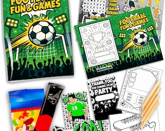 Football Party Bags Kids Birthday Favours Goodie Bags UK Minimum Order 3