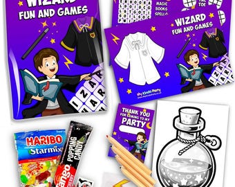 Wizard Party Bags Kids Birthday Favours Goodie Bags UK Minimum Order 3