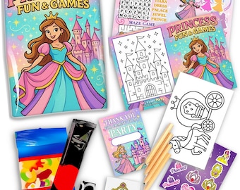 Prinsessenfeestzakjes Verjaardagsbedankjes voor meisjes Goodiebags Minimale bestelling: 3