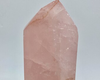 High Quality Rose Quartz Tower, Brazil Rose Quartz Point, Rose Quartz Crystal, Brazil Rose Quartz, Crystal