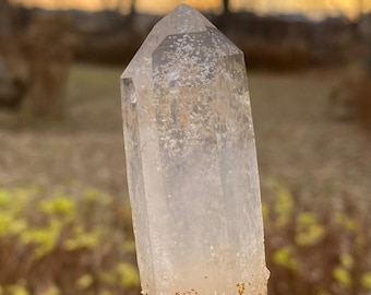 Blue Smoke Colombian Quartz Channeler Point, Blue Smoke Channeler Quartz, Rare Blue Smoke Channeler Cookeite Included, Blue Smoke Cookeite