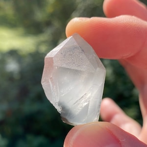 Rare Blue Tara Key Quartz, Blue Tara Tourmaline Included Key Quartz, Tourmaline Included Quartz Point, Blue Tara Quartz