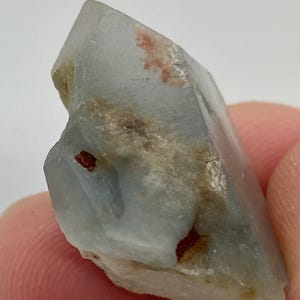Blue Tara Mini Quartz Crystal, Rare Blue Tara Quartz, Blue Tourmaline Included Mini Quartz, Blue Tara Mini, Blue Tara